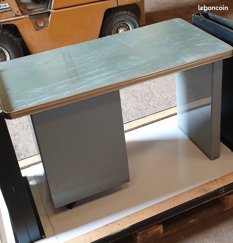 Petit bureau vintage metal (image 5)