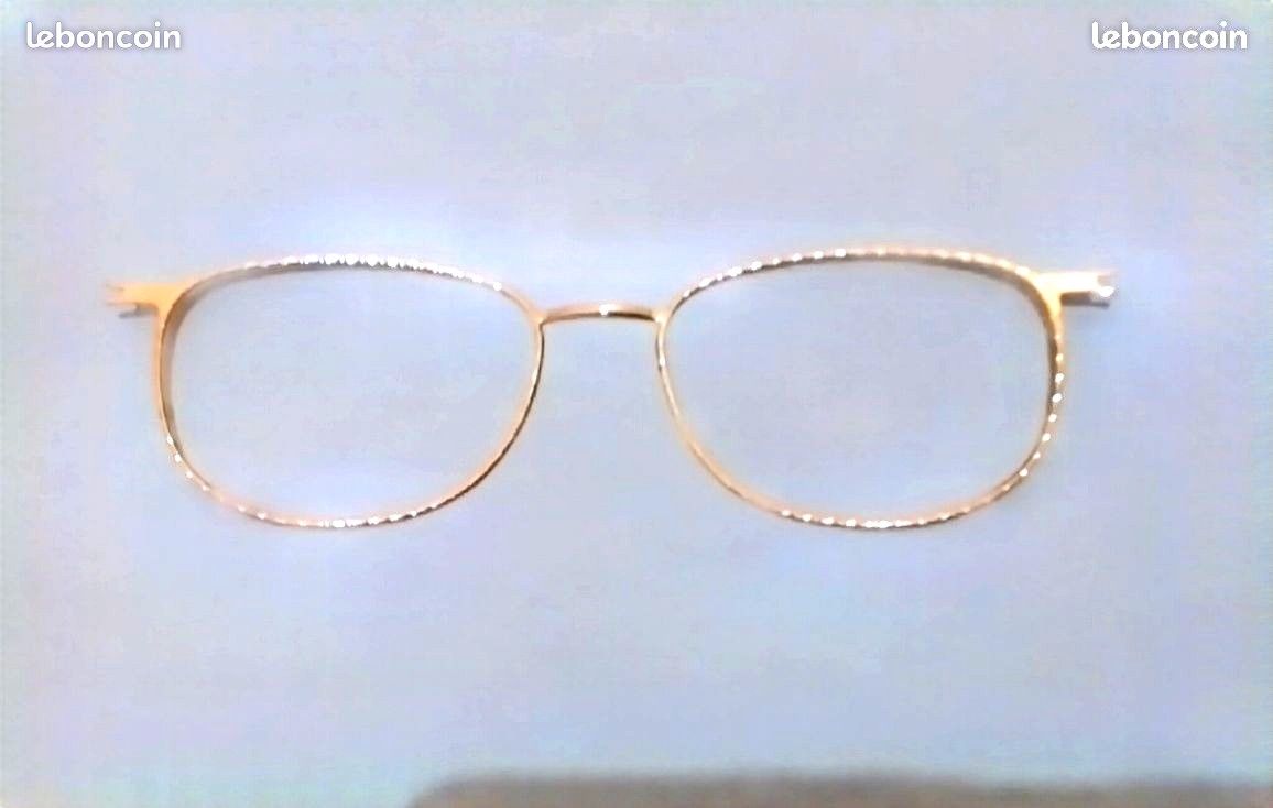 Clip lunettes Face et Cie de Zenca Doré Parfait Etat Accessoires