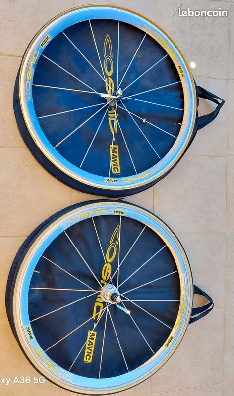 Jeu De Roues Mavic Cosmic Tubulaires Vintage 28 Pouces - Pour Vélo De Course - Occasion