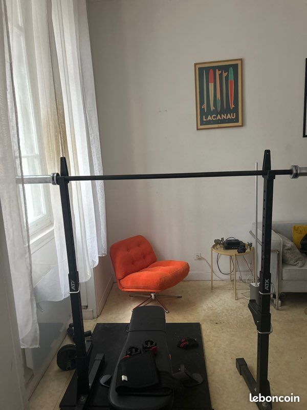 Chandelles +Barre Olympique 20kg (image 1)
