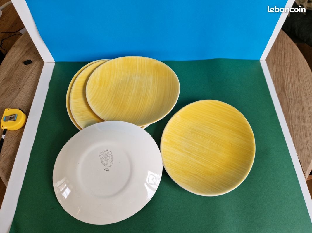 Lot de 6 assiettes Salins modèle Aquilon (image 1)