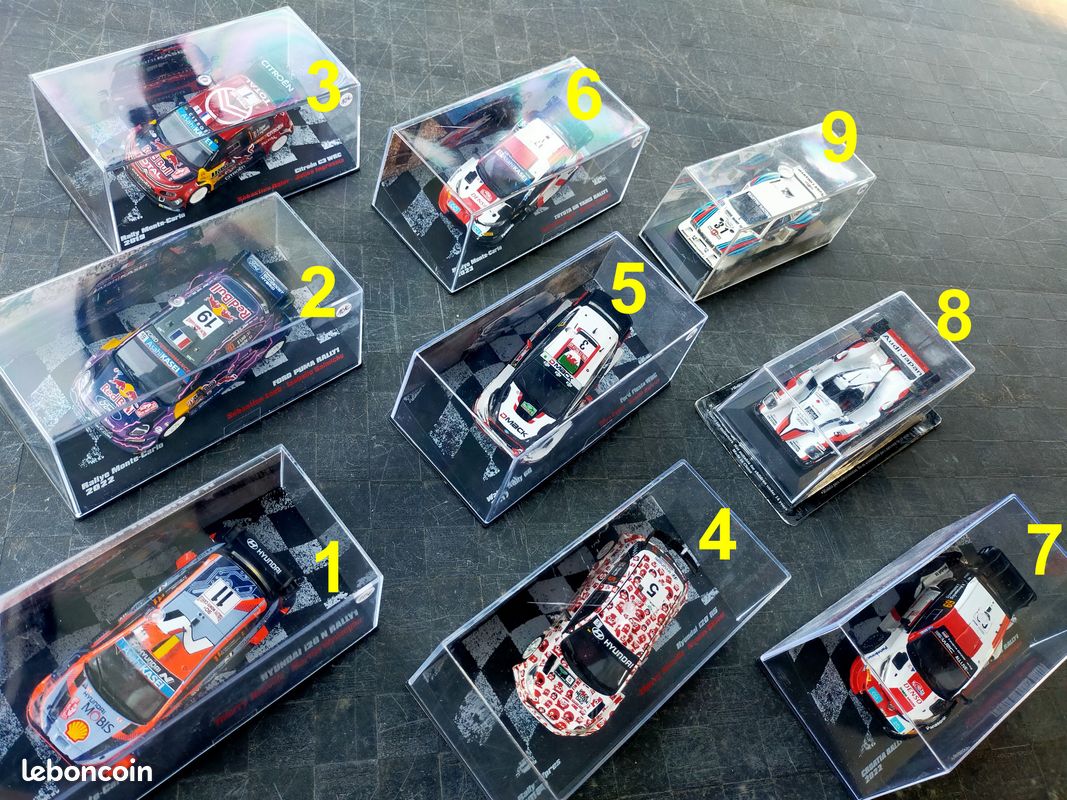 Voitures miniatures de Rallye au 1/43ème (10e pce) (image 1)