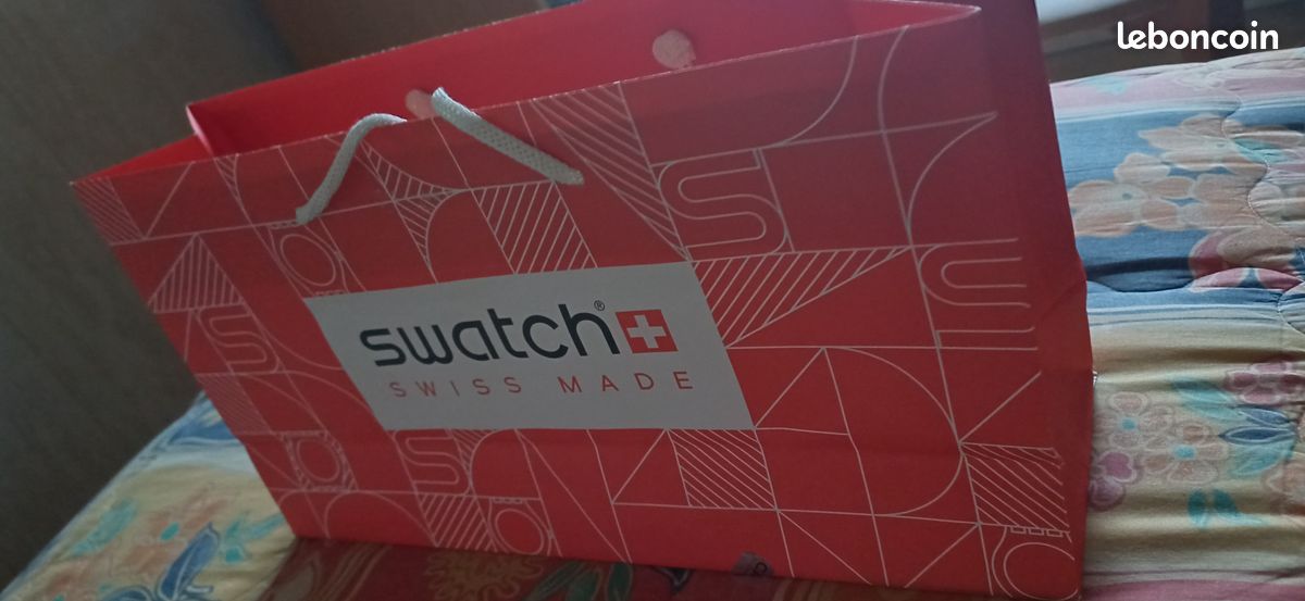 Pochette sac Swatch rouge (image 3)