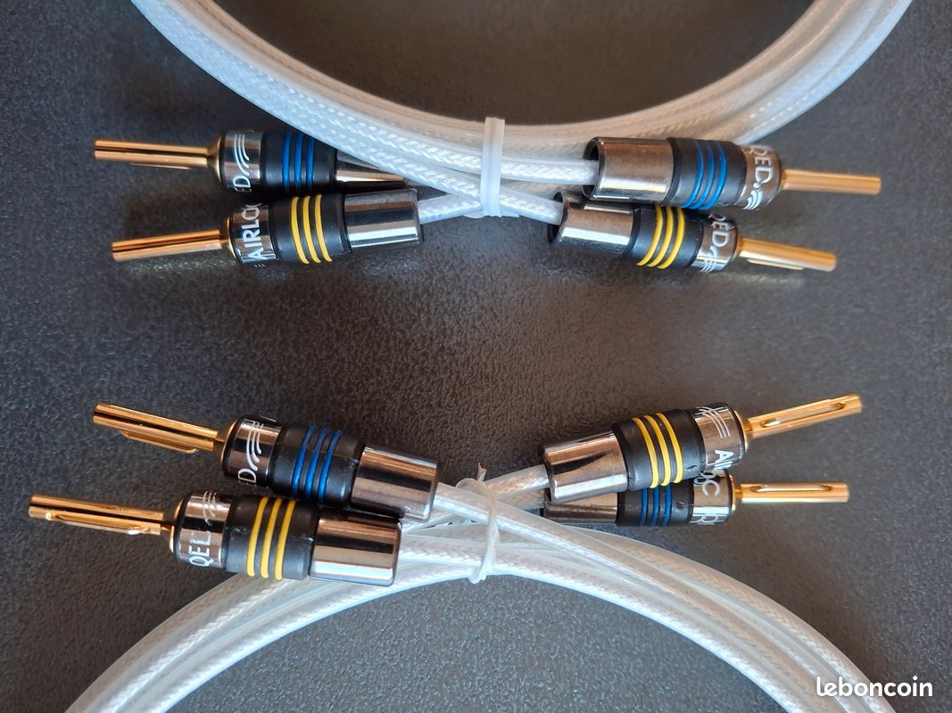 Câble Enceinte Audiophile Cabasse - Vintage 5,40 Mètres - HP Haut-Parleur