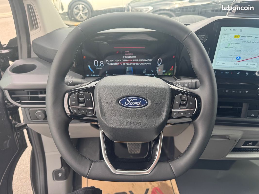 Ford TRANSIT CUSTOM 320 L2H1 2.0 TDCI 170CH BVA8 SPORT / 2 PORTES LATERALES / GARANTIE 5 ANS (image 10)