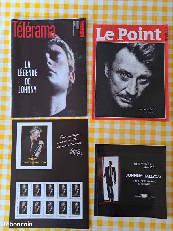 Timbres, revues et album Johnny Hallyday (image 1)