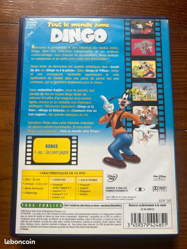 DVD Disney, Dingo (image 3)