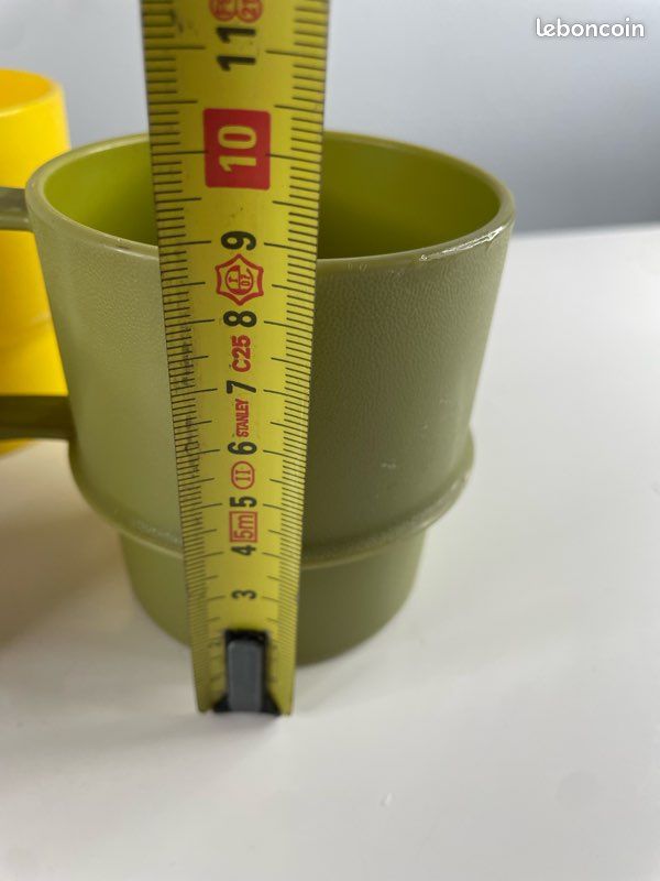 Duo de tasses Harvest Tupperware vintage - Ressourcerie Histoires Sans Fin