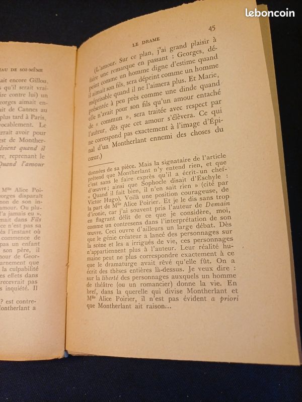 Montherland Bourreau de soi-meme de Michel de Saint Pierre (image 5)