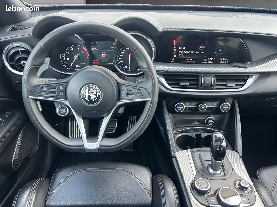 ALFA ROMEO STELVIO 2.0T 280 TURISMO Q4 AT 280Ch Garantie 12 mois 99700 kms (image 2)