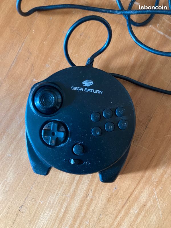 Rallonge Pour Manette Sega Saturn - Câble D'Extension Noir, Compatible Saturn