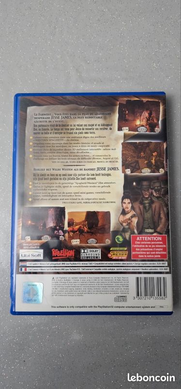 Jeu Gunfighter 2: Revenge Of Jesse James - PS2 Complet - Version FR - Bon état