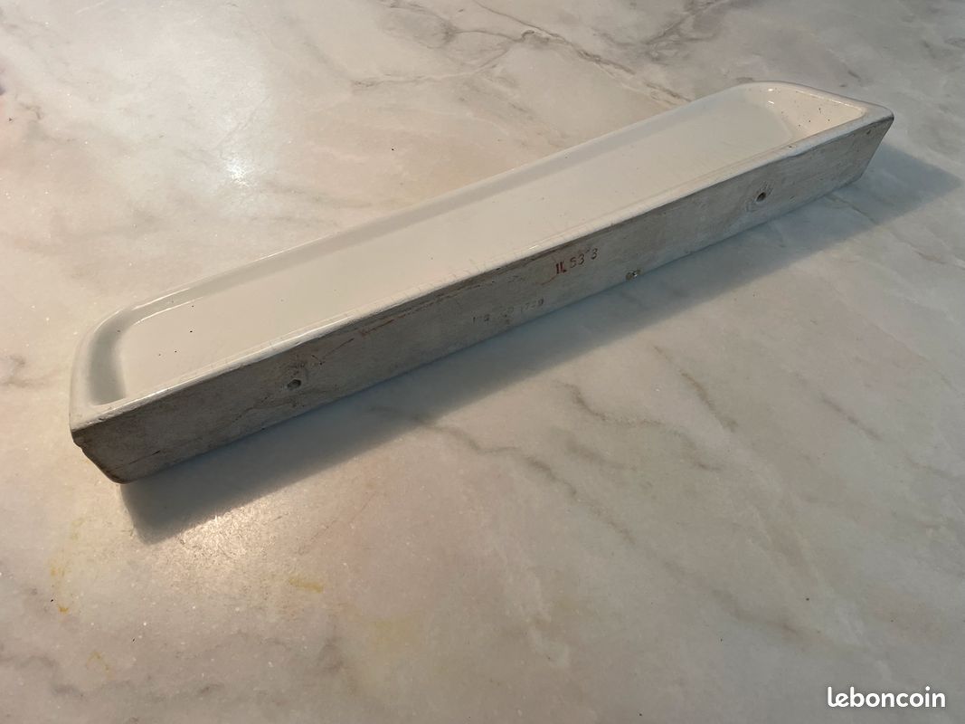 Etagère de salle de bain blanche ancienne (image 3)