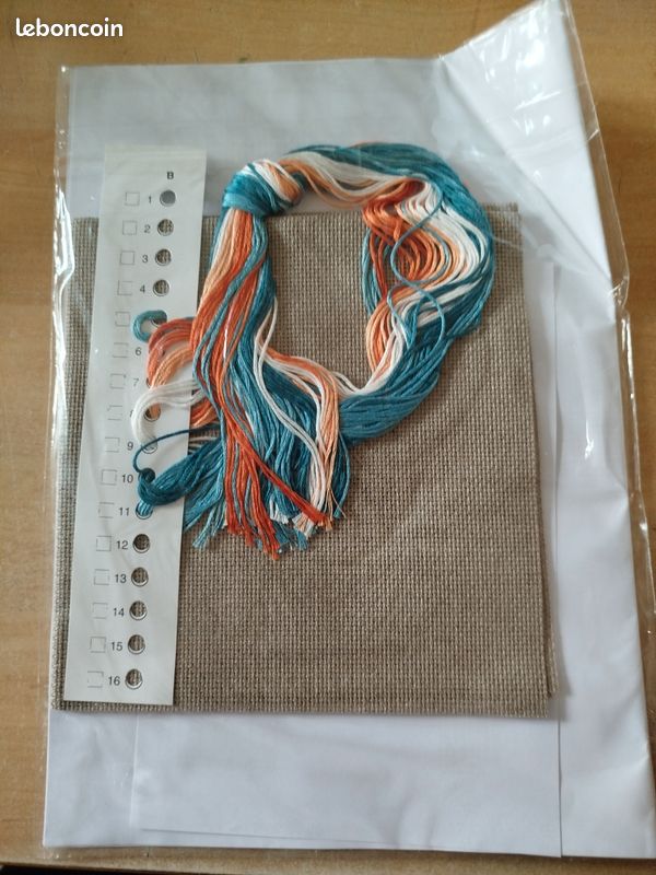 Kit broderie Le chat assis patch (image 2)