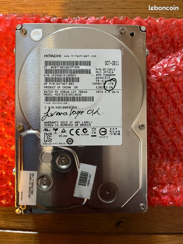 Disque DUR 1TB (image 1)