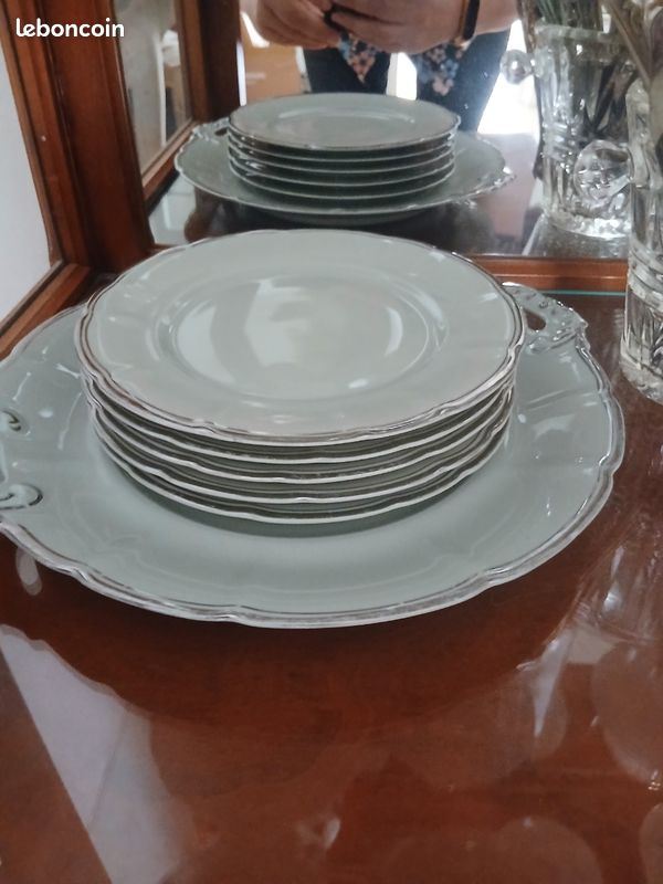 Porte-épices Victoria 8 Pots En Céramique - Tiroir En Bois - Argenté - Occasion