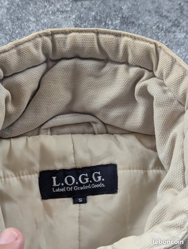 Veste L.O.G.G. H&M workwear vintage beige S – Field Jacket matelassée utility (image 13)