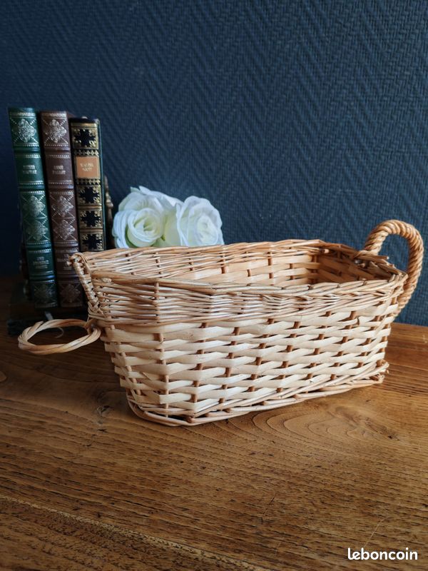 Panier Porte-Bouteille En Osier Naturel 4 Compartiments - Idéal Pique-Nique Vin Champagne Avec Tire-Bouchon Sommelier Inclus - Les Jardins De La Comtesse