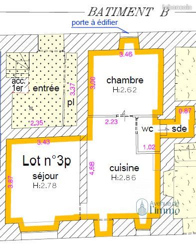 Appartement 2 pièces 41 m² · à Saint-Barthélemy-d'Anjou · 41 m² · 94 500 €