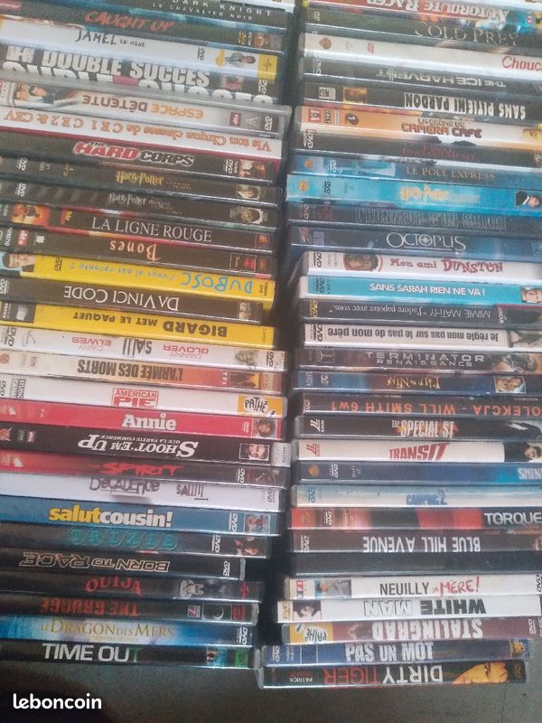 Dvd en lot 40 euros ou unité à 20 centimes (image 1)