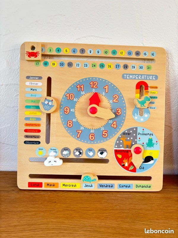 Calendrier en bois verbaudet (image 1)