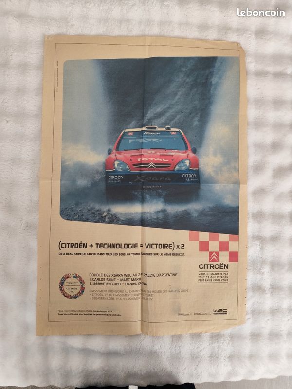 Page journal Xsara WRC loeb Collection