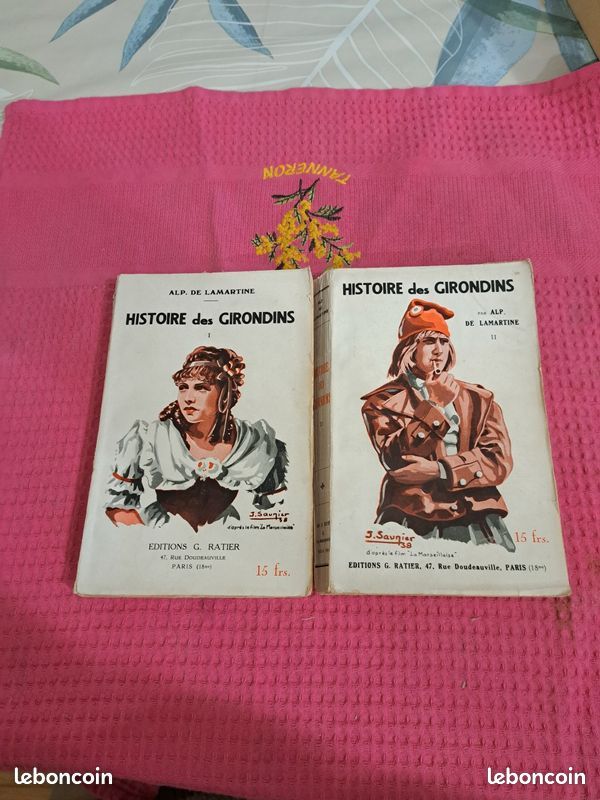 Histoire des Girondins. 4 volumes complet. by A. De Lamartine: Très bon