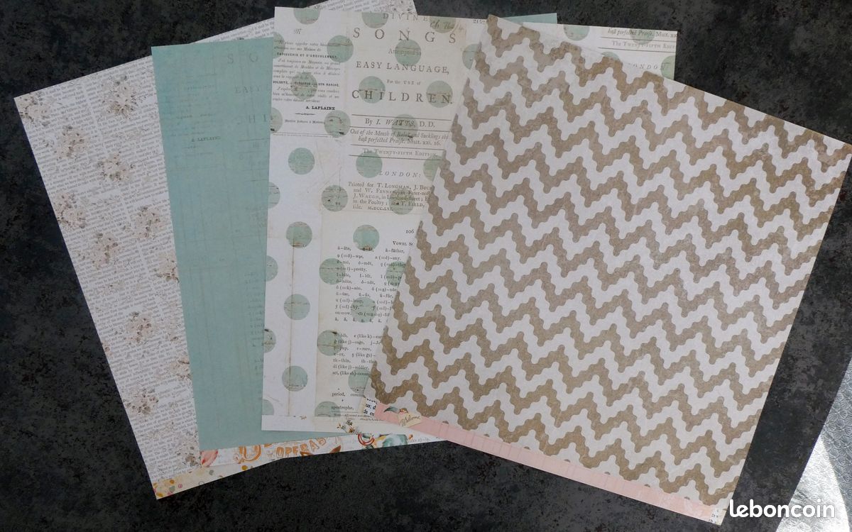 Papiers scrapbooking marque PRIMA (image 2)