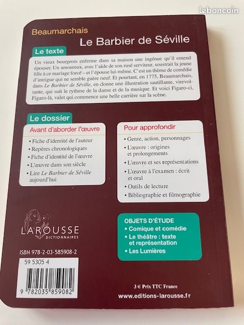 Le barbier de Seville de Beaumarchais (image 2)