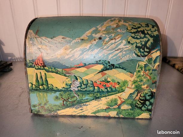 Maquette Tunnel JEP HO – Décor Montagne Train En Tôle Lithographiée, Vintage France