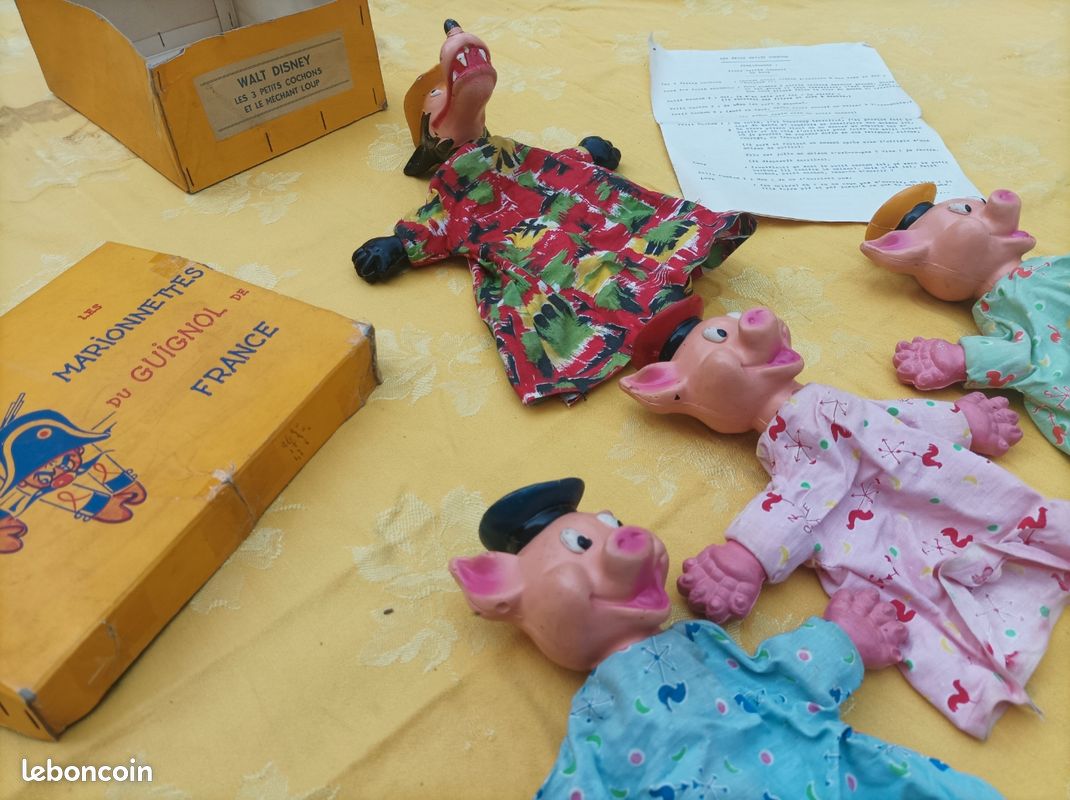 Marionnette Cochon - Papeterie Gilbert / JEUX A&G