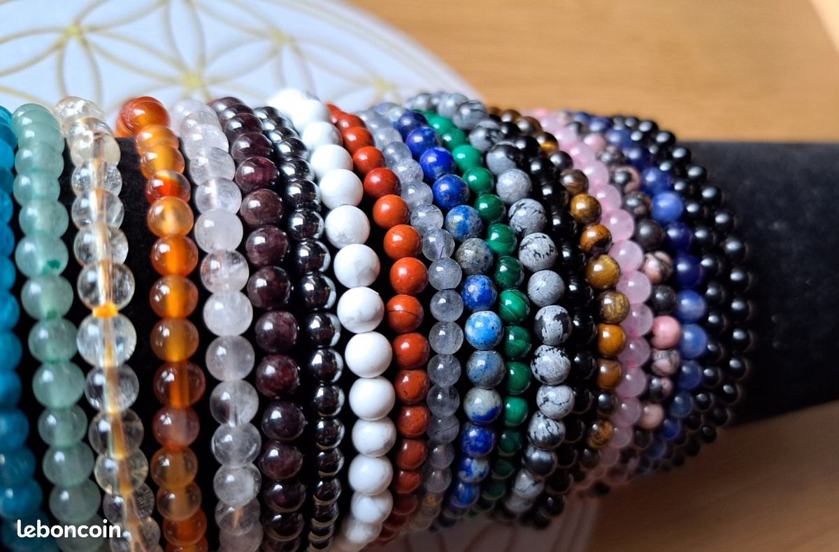 Bracelet pierre naturelle 4mm (image 3)