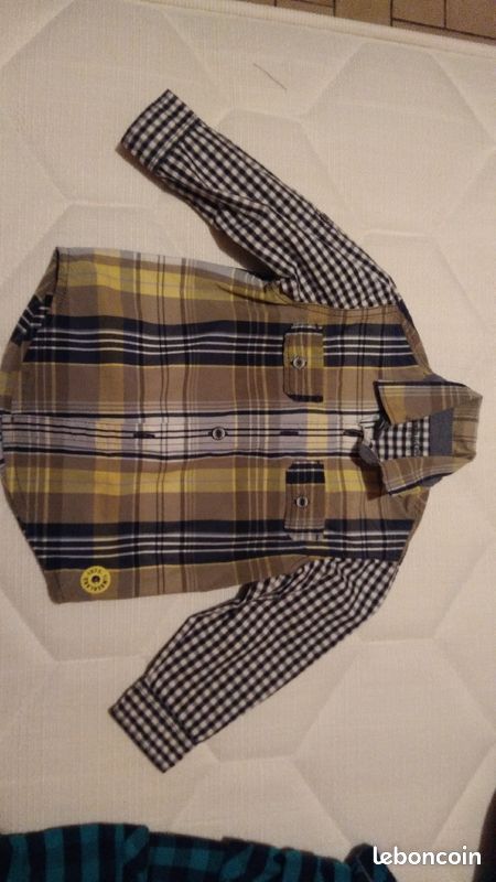 Chemise a carreaux Timberland 18 mois (image 1)