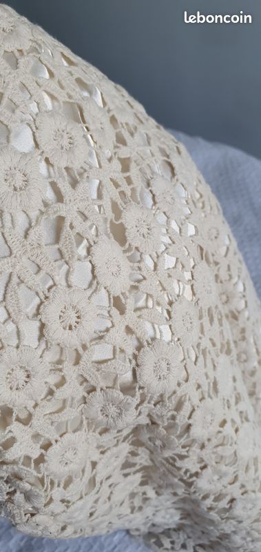 Jupe courte blanc écru (image 3)