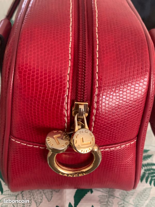 Sac à main Lancel rouge gamme Elsa (image 6)