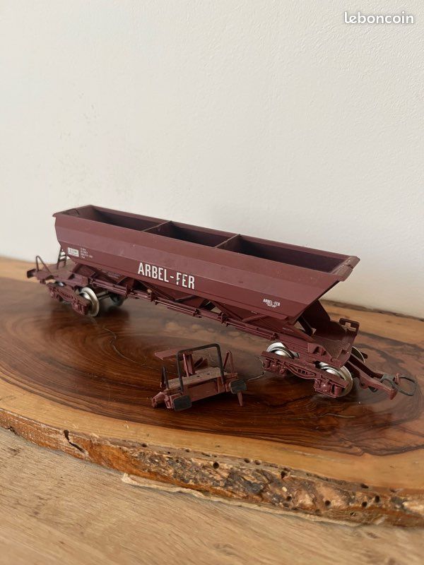 Wagon HO VB Arbel SNCF à 2 Essieux – Châssis Long – époque 3 – Occasion