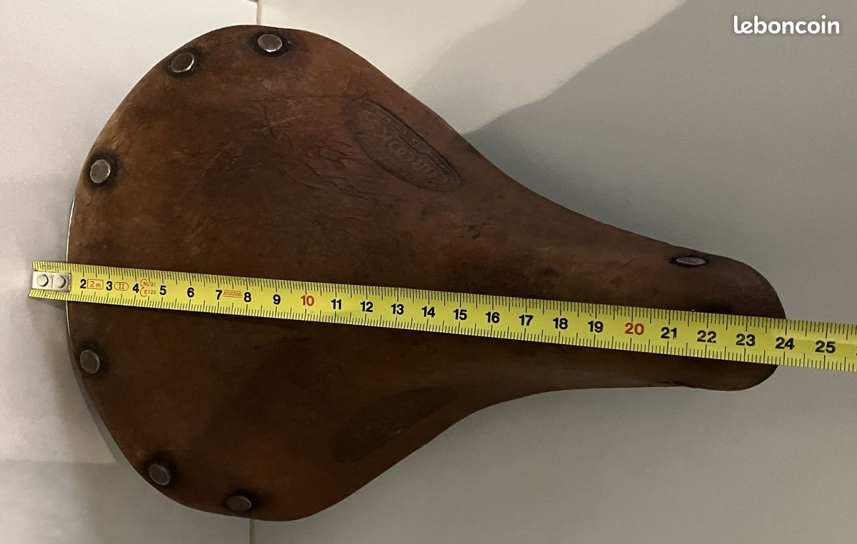 Selle Vélo Vintage BROOKS, Noire, Pour Cyclotourisme Et Vélo Ancien, Fabrication UK