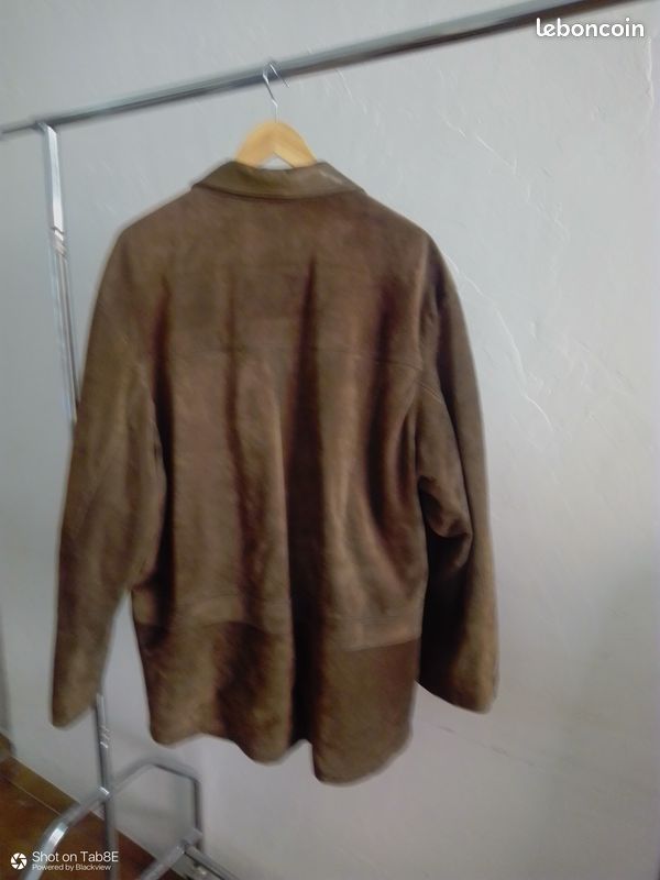 Manteau Homme Peau Lainée (Status) – Marron – Taille 42/44 – URGENT (image 2)