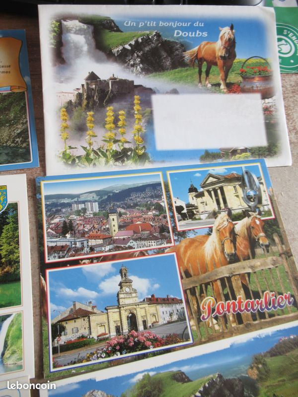 Lot enveloppe et 17 cartes postales de Franche-comté Doubs (image 4)