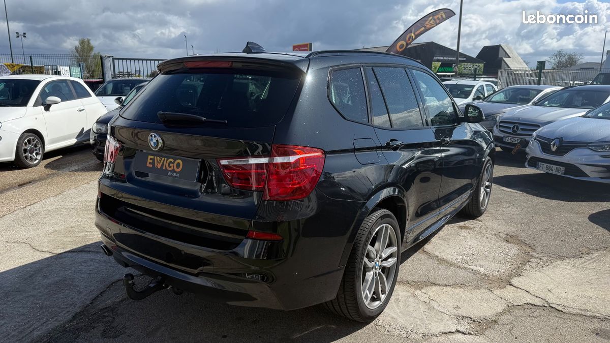 BMW X3 2.0 D 190CH M-SPORT XDRIVE BVA - RADAR DE RECUL - BLUETOOTH - RADIo - (image 6)
