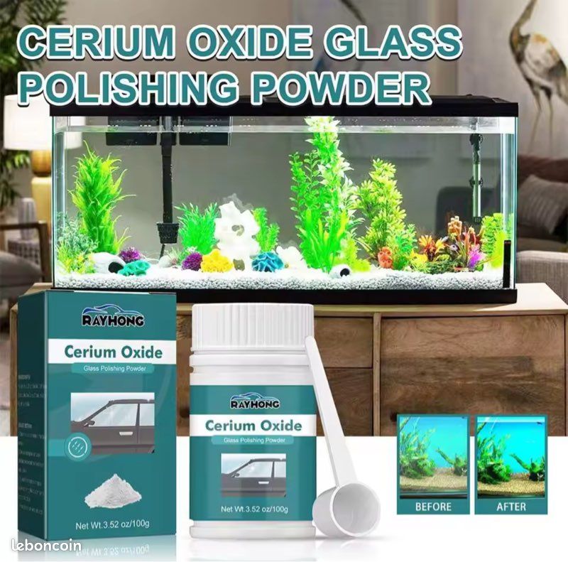 30g Oxyde Cérium Poudre Oxyde De Cérium 30g - Polissage Verre Et Vitres | Pour Rayures Légères Poudre Oxyde Cérium