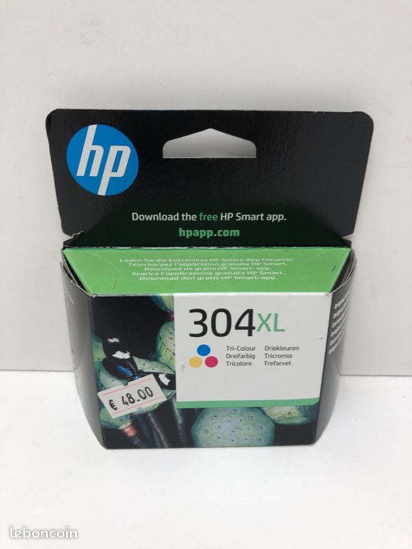 Cartouche HP 304 XL Couleur (multicouleur) - Originale, Neuve Sous Blister