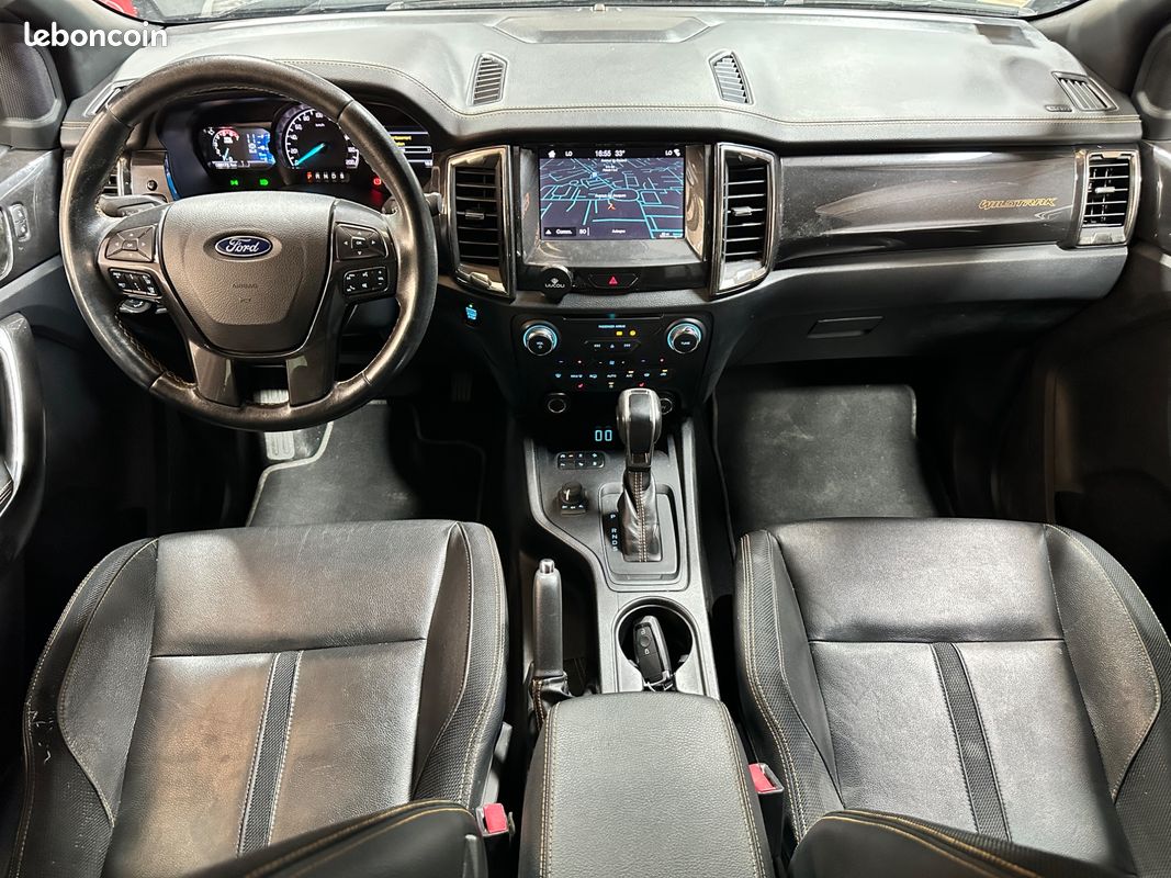 Ford ranger double cabine 2.0 tdci 215ch bva10 wildtrak 4x4 - carplay - attelage - camera de recul (image 3)
