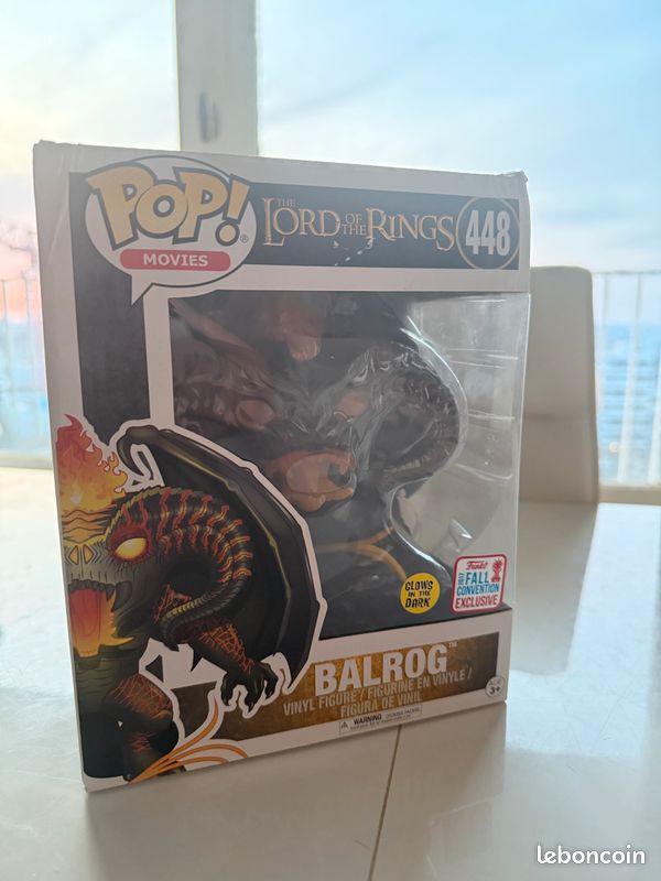 Funko Pop Balrog Édition Comic Con Glow In The Dark Jeux Jouets