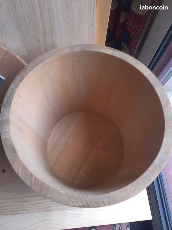 RARE seau à glace bois Chartreuse liqueur original Ice bucket bac glaçons (image 13)