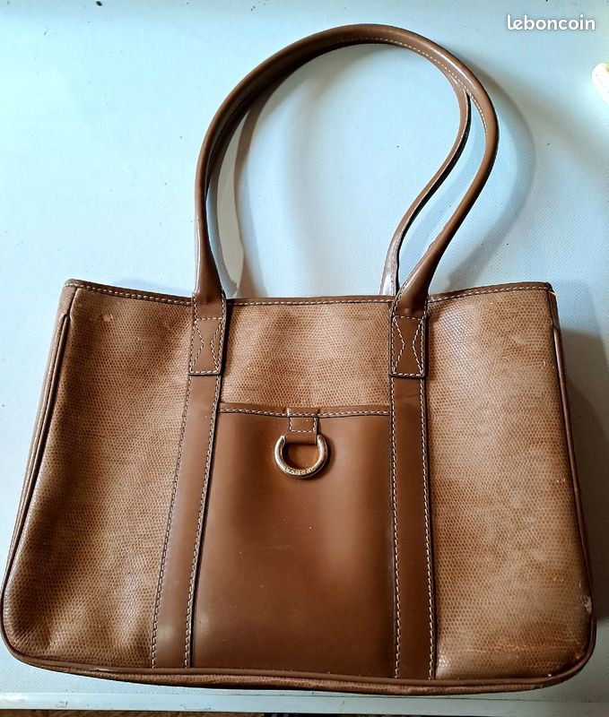 Sac à main Lancel cuir marron Accessoires Bagagerie