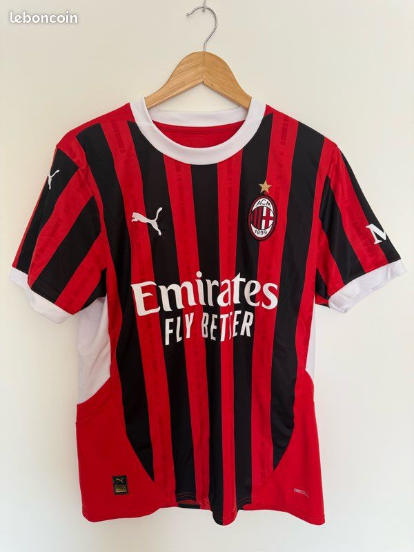 Maillot AC Milan Domicile Taille L - Casual Football Shirts, Occasion état Correct