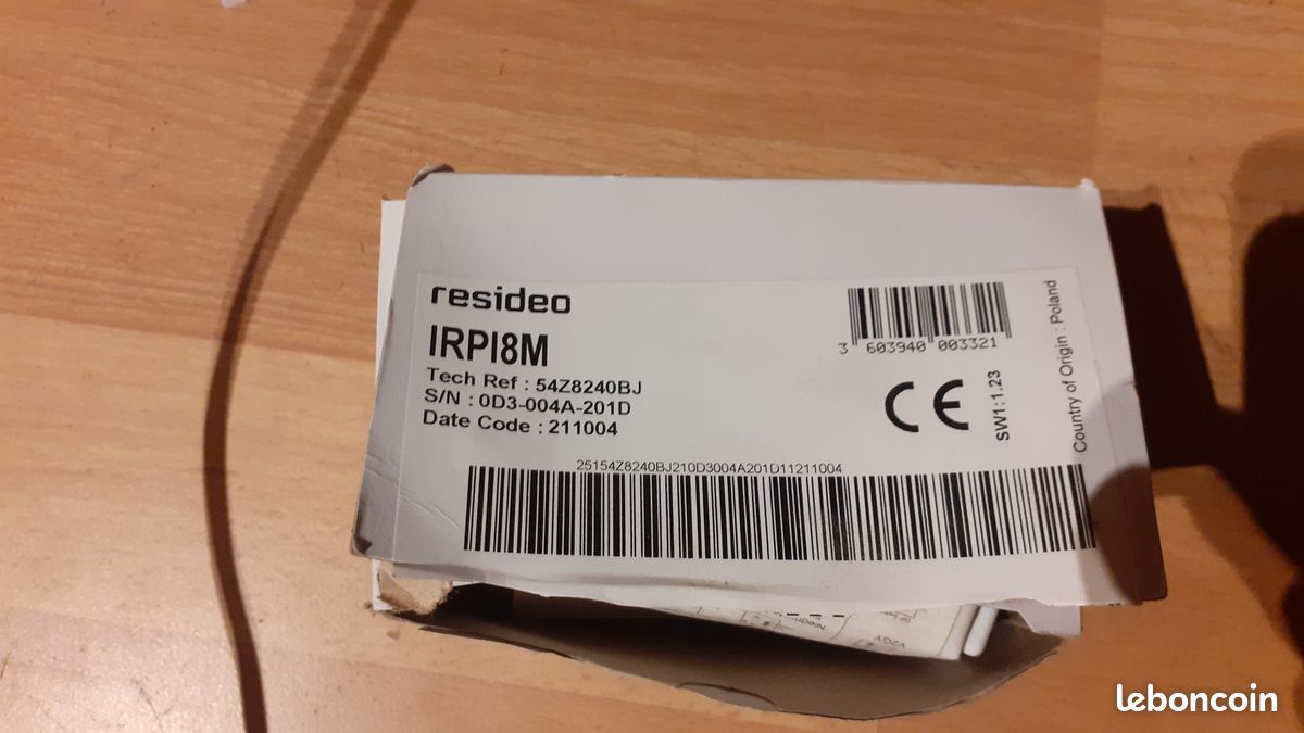 Détecteur infrarouge immunité aux animaux HONEYWELL IRPI8M - (image 1)