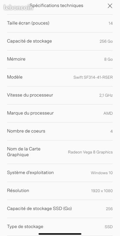 Acer swift 3 (image 2)