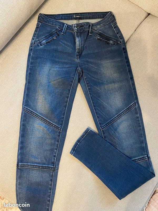 Jean skinny Levis bleu foncé W26 L30 (T36) (image 1)